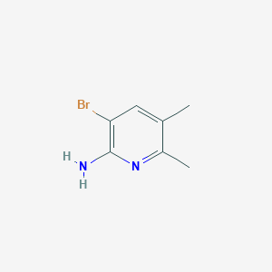 molecular formula C7H9BrN2 B015888 2-氨基-3-溴-5,6-二甲基吡啶 CAS No. 161091-49-2
