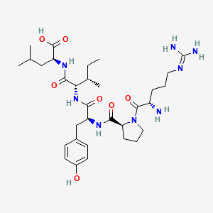 molecular formula C32H52N8O7 B1588801 精-脯-酪-Ile-亮 CAS No. 60482-96-4