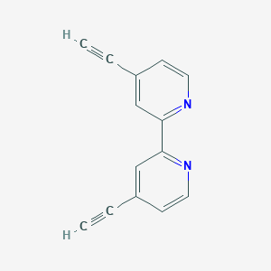 molecular formula C14H8N2 B1588805 2,2'-Bipyridine, 4,4'-diethynyl- CAS No. 133810-44-3