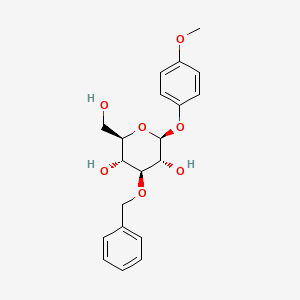 molecular formula C20H24O7 B1588809 4-Methoxyphenyl 3-O-Benzyl-beta-D-glucopyranoside CAS No. 303127-80-2