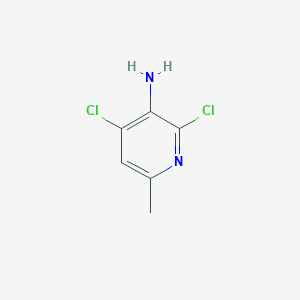 molecular formula C6H6Cl2N2 B1588812 2,4-二氯-6-甲基吡啶-3-胺 CAS No. 179056-98-5