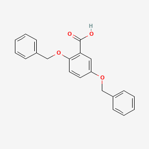 molecular formula C21H18O4 B1588813 2,5-Bis(benzyloxy)benzoic acid CAS No. 67127-91-7