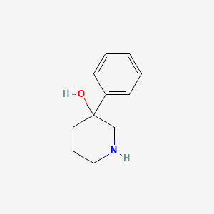 molecular formula C11H15NO B1588831 3-Phenylpiperidin-3-ol CAS No. 23396-50-1