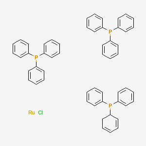 molecular formula C54H47ClP3Ru B1588837 氯氢三(三苯基膦)钌 CAS No. 55102-19-7