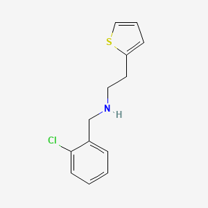 molecular formula C13H14ClNS B1588839 N-(2-氯苄基)-2-(噻吩-2-基)乙胺 CAS No. 69061-17-2