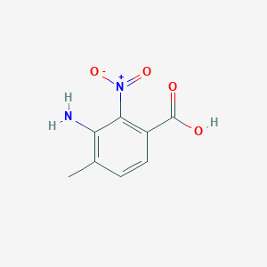 molecular formula C8H8N2O4 B1588862 3-氨基-4-甲基-2-硝基苯甲酸 CAS No. 37901-90-9