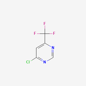 molecular formula C5H2ClF3N2 B1588905 4-Chloro-6-(trifluoromethyl)pyrimidine CAS No. 37552-81-1