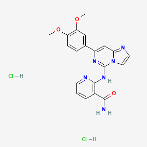 molecular formula C20H20Cl2N6O3 B1588918 BAY 61-3606 二盐酸盐 CAS No. 648903-57-5