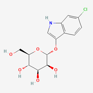 molecular formula C14H16ClNO6 B1588939 6-氯-3-吲哚基 α-D-甘露吡喃糖苷 CAS No. 425427-88-9
