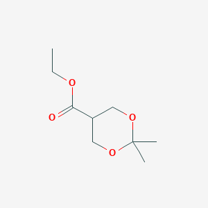 molecular formula C9H16O4 B1588965 Ethyl 2,2-dimethyl-1,3-dioxane-5-carboxylate CAS No. 82962-54-7