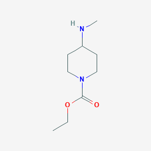 molecular formula C9H18N2O2 B1588989 4-(甲基氨基)哌啶-1-甲酸乙酯 CAS No. 73733-69-4