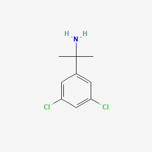molecular formula C9H11Cl2N B1588995 2-(3,5-二氯苯基)丙烷-2-胺 CAS No. 129960-45-8