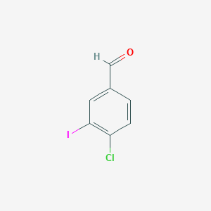 molecular formula C7H4ClIO B1588996 4-氯-3-碘苯甲醛 CAS No. 276866-90-1