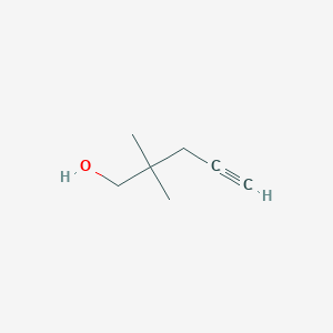 molecular formula C7H12O B1589000 2,2-二甲基戊-4-炔-1-醇 CAS No. 107540-03-4