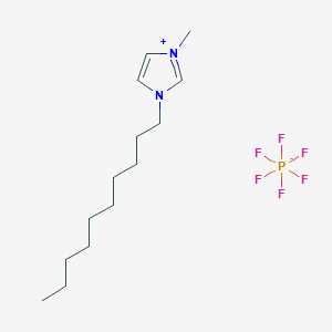 molecular formula C14H27F6N2P B1589037 1-Decyl-3-methylimidazolium hexafluorophosphate CAS No. 362043-46-7