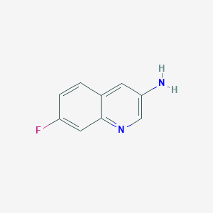 molecular formula C9H7FN2 B1589040 7-氟喹啉-3-胺 CAS No. 225366-89-2