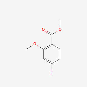 molecular formula C9H9FO3 B1589047 Methyl 4-fluoro-2-methoxybenzoate CAS No. 204707-42-6