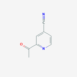 molecular formula C8H6N2O B1589052 2-Acetylisonicotinonitrile CAS No. 37398-49-5