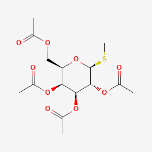 molecular formula C15H22O9S B1589065 2,3,4,6-四-O-乙酰-β-D-硫代半乳呋喃糖甲酯 CAS No. 55722-48-0