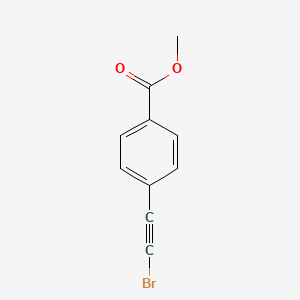 molecular formula C10H7BrO2 B1589078 4-(溴代乙炔基)苯甲酸甲酯 CAS No. 225928-10-9