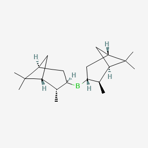 molecular formula C20H34B B1589080 双((1R,2S,3R,5R)-2,6,6-三甲基双环[3.1.1]庚烷-3-基)硼烷 CAS No. 21932-54-7