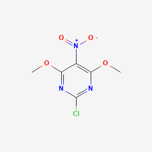 molecular formula C6H6ClN3O4 B1589081 2-氯-4,6-二甲氧基-5-硝基嘧啶 CAS No. 478010-54-7