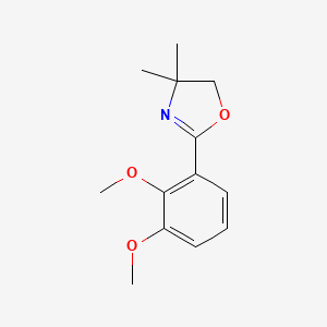 B1589090 2-(2,3-Dimethoxyphenyl)-4,4-dimethyl-4,5-dihydrooxazole CAS No. 57598-32-0