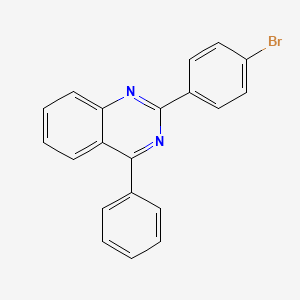 molecular formula C20H13BrN2 B1589102 2-(4-溴苯基)-4-苯基喹唑啉 CAS No. 540466-42-0