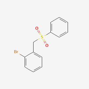 molecular formula C13H11BrO2S B1589103 2-溴苄基苯磺酰胺 CAS No. 92022-50-9