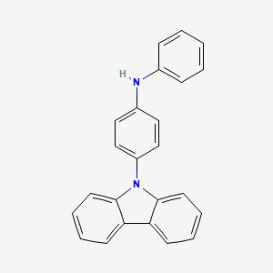 B1589104 Phenyl-4-(9-carbazolyl)phenylamine CAS No. 858641-06-2