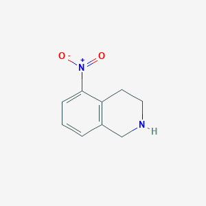 molecular formula C9H10N2O2 B1589110 5-硝基-1,2,3,4-四氢异喹啉 CAS No. 41959-45-9