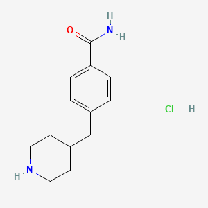 B1589125 4-(Piperidin-4-ylmethyl)benzamide hydrochloride CAS No. 333795-11-2
