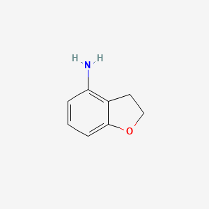 molecular formula C8H9NO B1589133 2,3-二氢苯并呋喃-4-胺 CAS No. 61090-37-7