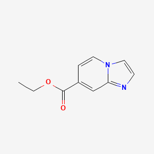 molecular formula C10H10N2O2 B1589138 Ethyl imidazo[1,2-a]pyridine-7-carboxylate CAS No. 372147-49-4