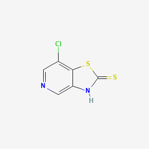 molecular formula C6H3ClN2S2 B1589145 7-氯噻唑并[4,5-c]吡啶-2-硫醇 CAS No. 908355-84-0
