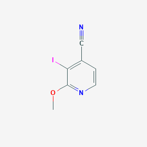 B1589146 3-Iodo-2-methoxyisonicotinonitrile CAS No. 908279-57-2