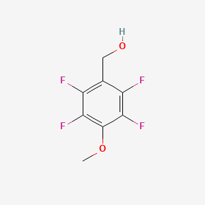 molecular formula C8H6F4O2 B1589149 4-甲氧基-2,3,5,6-四氟苄醇 CAS No. 35175-79-2
