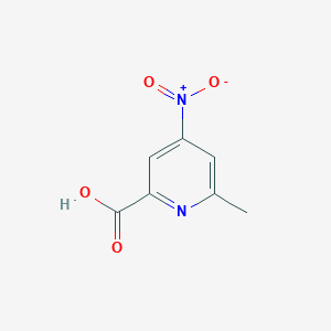 molecular formula C7H6N2O4 B1589157 6-甲基-4-硝基吡啶甲酸 CAS No. 30235-16-6