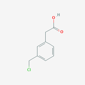 B1589176 (3-Chloromethyl-phenyl)-acetic acid CAS No. 857165-45-8