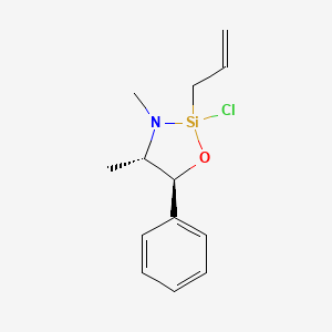 molecular formula C13H18ClNOSi B1589177 (4S,5S)-2-烯丙基-2-氯-3,4-二甲基-5-苯基-1-氧杂-3-氮杂-2-硅环戊烷 CAS No. 447440-43-9