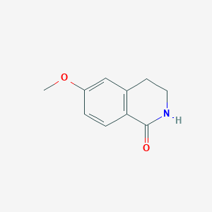 molecular formula C10H11NO2 B1589190 6-甲氧基-3,4-二氢异喹啉-1(2H)-酮 CAS No. 22246-12-4