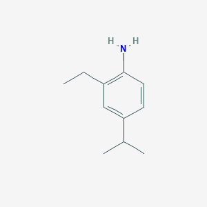 B158921 2-Ethyl-4-(propan-2-yl)aniline CAS No. 126476-51-5