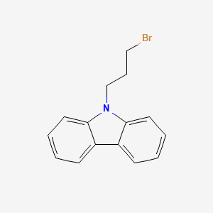 molecular formula C15H14BrN B1589218 9-(3-Bromopropyl)-9H-carbazole CAS No. 84359-61-5