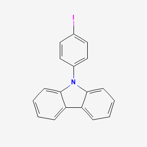 molecular formula C18H12IN B1589223 9-(4-碘苯基)-9H-咔唑 CAS No. 57103-15-8