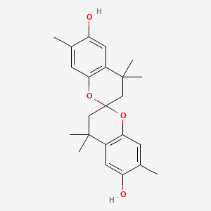molecular formula C23H28O4 B1589234 6,6'-Dihydroxy-4,4,4',4',7,7'-hexamethyl-2,2'-spirobichroman CAS No. 40278-59-9