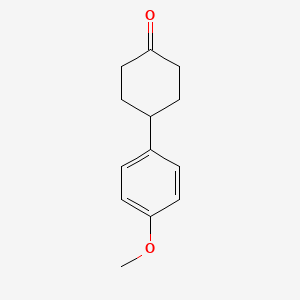 molecular formula C13H16O2 B1589243 4-(4-甲氧基苯基)环己酮 CAS No. 5309-16-0