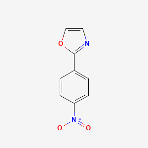 molecular formula C9H6N2O3 B1589245 2-(4-硝基苯基)恶唑 CAS No. 62882-08-0