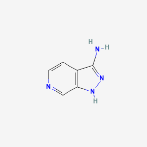 molecular formula C6H6N4 B1589254 1H-Pyrazolo[3,4-c]pyridin-3-amine CAS No. 76006-17-2