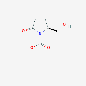 molecular formula C10H17NO4 B1589257 Boc-L-Pyroglutaminol CAS No. 81658-25-5