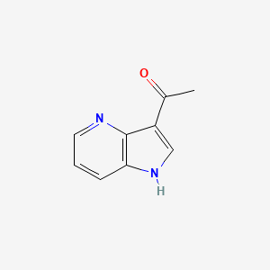 molecular formula C9H8N2O B1589258 1-(1H-吡咯并[3,2-b]吡啶-3-基)乙酮 CAS No. 460053-62-7